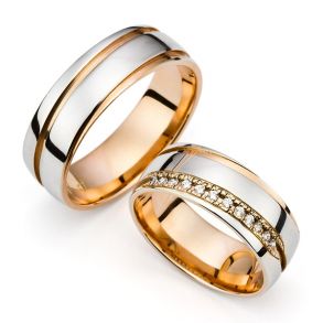 Eksklusive Vielsesringe Happiness 7040