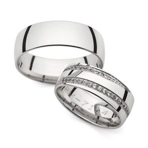 Eksklusive Vielsesringe Love Line 7114