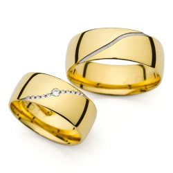 Eksklusive Vielsesringe Happiness 8017