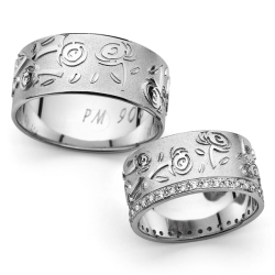 Eksklusive Vielsesringe Happiness 906