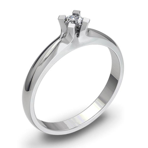 Forlovelsesring 14 karat 1020 Guld, hvidguld eller rdguld