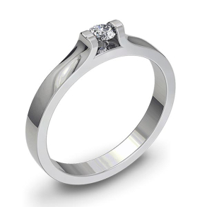 Forlovelsesring 14 karat 1040 Guld, hvidguld eller rdguld