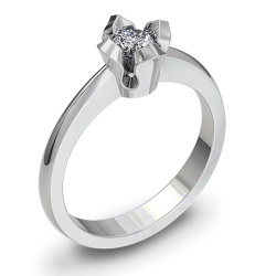 Forlovelsesring 14 karat 1052 Guld, hvidguld eller rdguld