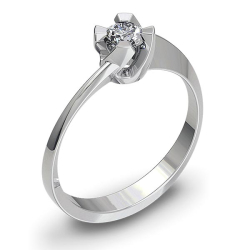 Forlovelsesring 14 karat 1060 Guld, hvidguld eller rdguld