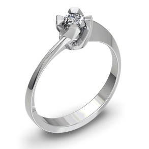 Forlovelsesring 14 karat 1060 Guld, hvidguld eller rdguld