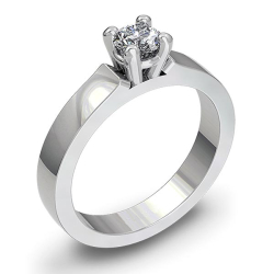 Forlovelsesring 14 karat 1120 Guld, hvidguld eller rdguld