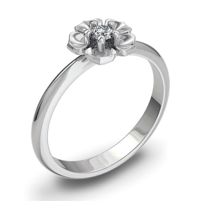 Forlovelsesring 14 karat 1150 Guld, hvidguld eller rdguld