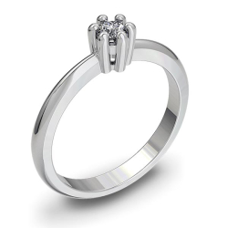 Forlovelsesring 14 karat 1180 Guld, hvidguld eller rdguld