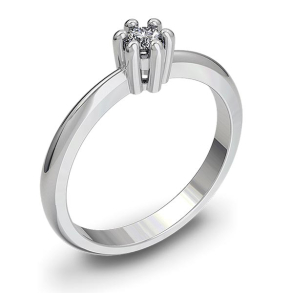 Forlovelsesring 14 karat 1180 Guld, hvidguld eller rdguld