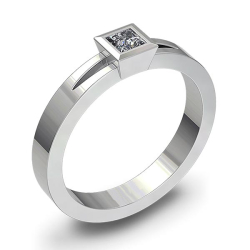 Forlovelsesring 14 karat 1240 Guld, hvidguld eller rdguld