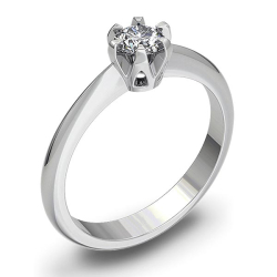 Forlovelsesring 14 karat 1290 Guld, hvidguld eller rdguld