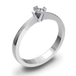 Forlovelsesring 14 karat 1310 Guld, hvidguld eller rdguld