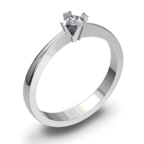 Forlovelsesring 14 karat 1310 Guld, hvidguld eller rdguld