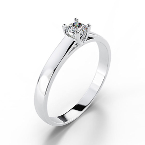 Forlovelsesring 14 karat 3004 Guld, hvidguld eller rdguld