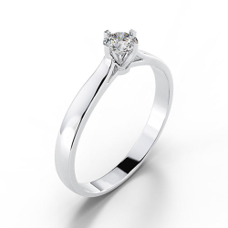 Forlovelsesring 14 karat 3007 Guld, hvidguld eller rdguld