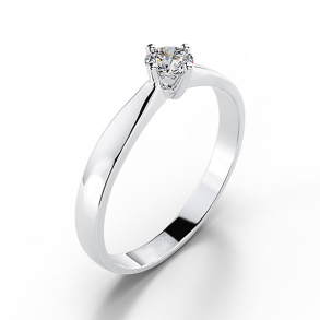 Forlovelsesring 14 karat 3008 Guld, hvidguld eller rdguld