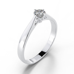 Forlovelsesring 14 karat 3009 Guld, hvidguld eller rdguld