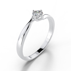 Forlovelsesring 14 karat 3010 Guld, hvidguld eller rdguld