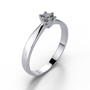 Forlovelsesring 14 karat 3012 Guld, hvidguld eller rdguld