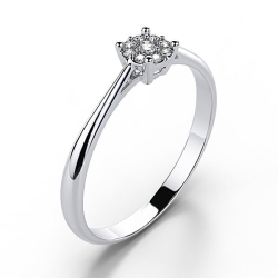 Forlovelsesring 14 karat 3018 Guld, hvidguld eller rdguld