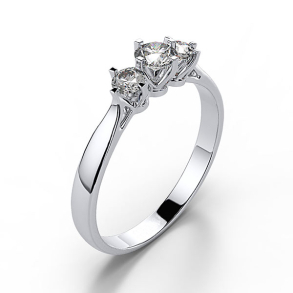 Forlovelsesring 14 karat 3023 Guld, hvidguld eller rdguld