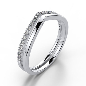 Forlovelsesring 14 karat 3028 Guld, hvidguld eller rdguld