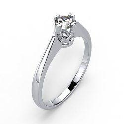 Forlovelsesring 14 karat 3037 Guld, hvidguld eller rdguld