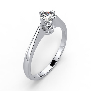 Forlovelsesring 14 karat 3037 Guld, hvidguld eller rdguld