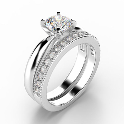 Forlovelsesring 14 karat 3074 Guld, hvidguld eller rdguld