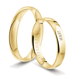 Vielsesringe Amourina 5004