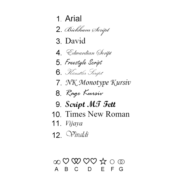Vielsesringe Rustfri Stl ES12