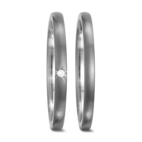 Vielsesringe Titanium