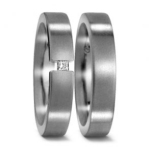 Vielsesringe Titanium