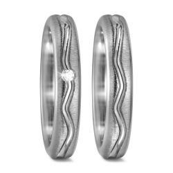 Vielsesringe Titanium