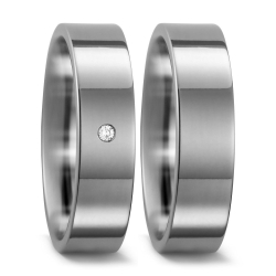 Vielsesringe Titanium