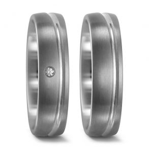 Vielsesringe Titanium