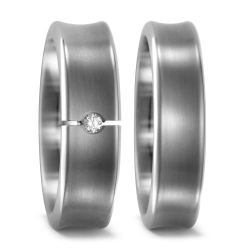 Vielsesringe Titanium