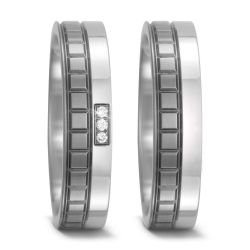 Vielsesringe Titanium