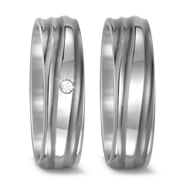 Vielsesringe Titanium