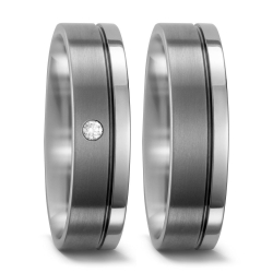 Vielsesringe Titanium