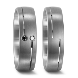 Vielsesringe Titanium