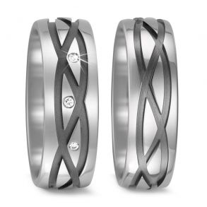 Vielsesringe Titanium