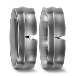 Vielsesringe Titanium