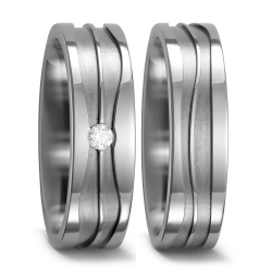 Vielsesringe Titanium