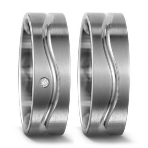 Vielsesringe Titanium