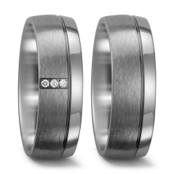 Vielsesringe Titanium