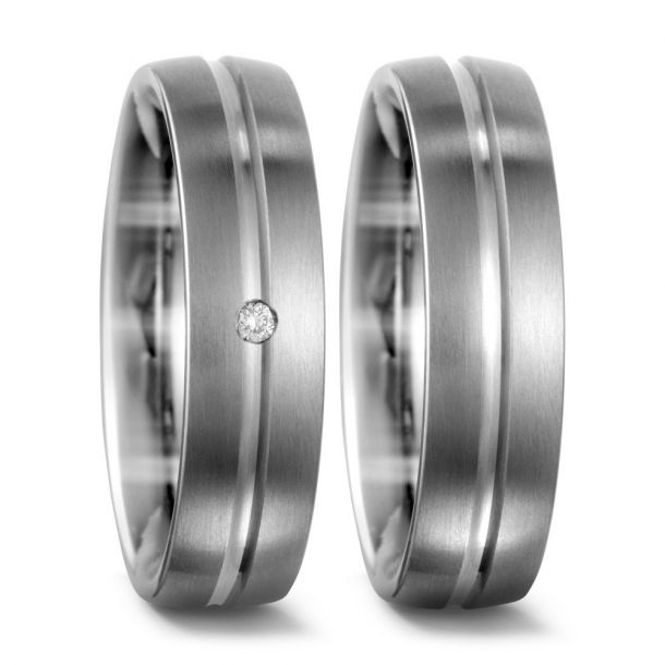 Vielsesringe Titanium