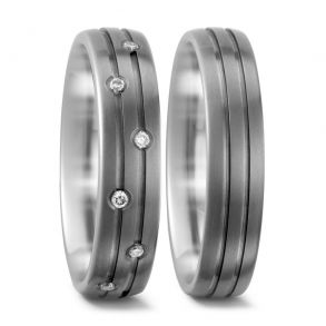 Vielsesringe Titanium