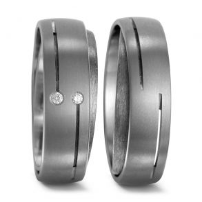 Vielsesringe Titanium