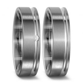 Vielsesringe Titanium